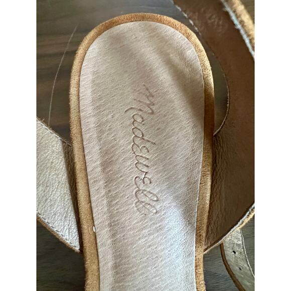 Madewell Suede Tan Block Heel - Picture 3 of 5